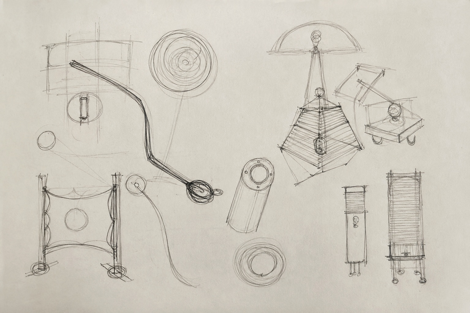 Bocetos originales de diseño de Fragmento